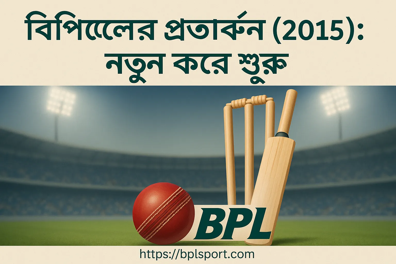 শিরোনাম: বিপিএলের প্রত্যাবর্তন (২০১৫): নতুন করে শুরু