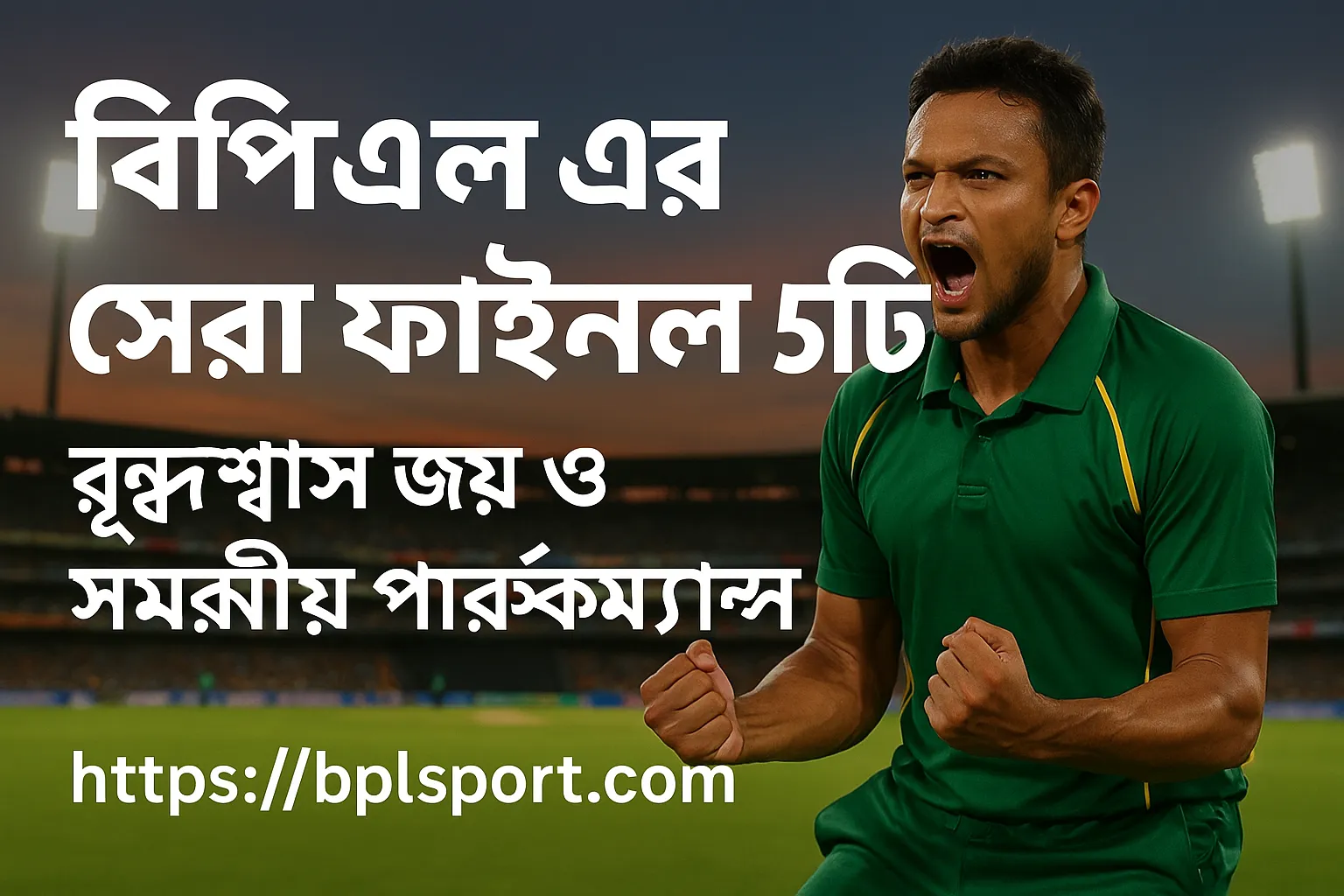 বিপিএলের সেরা ফাইনাল ম্যাচের রুদ্ধশ্বাস মুহূর্ত