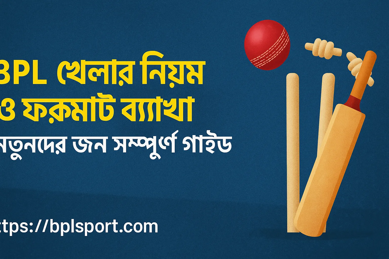 BPL খেলার নিয়ম ও ফরম্যাট ব্যাখ্যা – নতুনদের জন্য সম্পূর্ণ গাইড