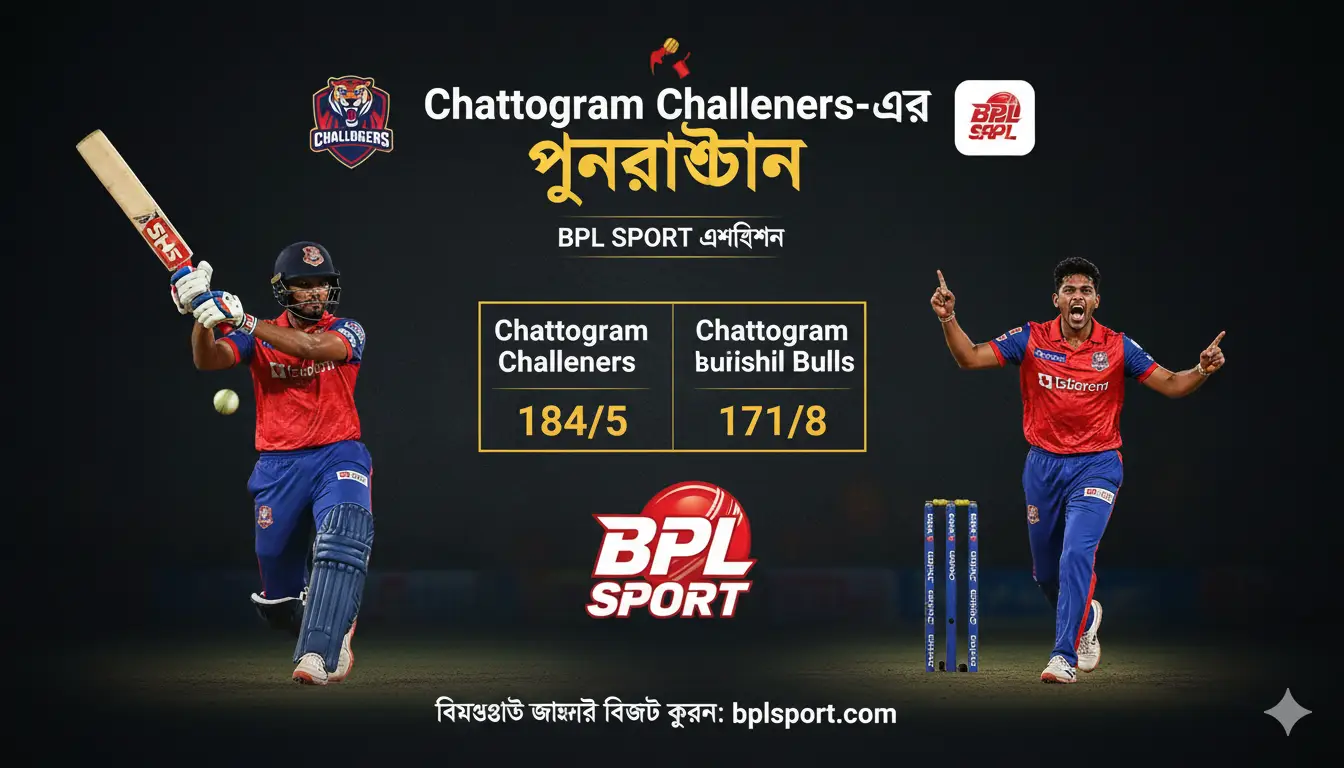 Chattogram Challengers-এর পুনরুত্থান: জয়ের পথে ফেরা এক অনুপ্রেরণার গল্প