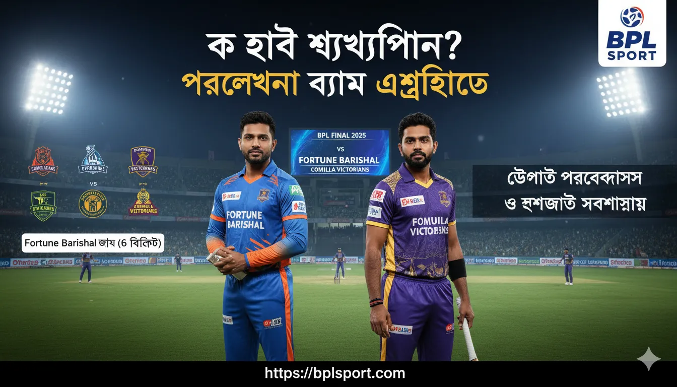 Final Predictions and BPL SPORT Expert Review: চ্যাম্পিয়নের ভবিষ্যদ্বাণী