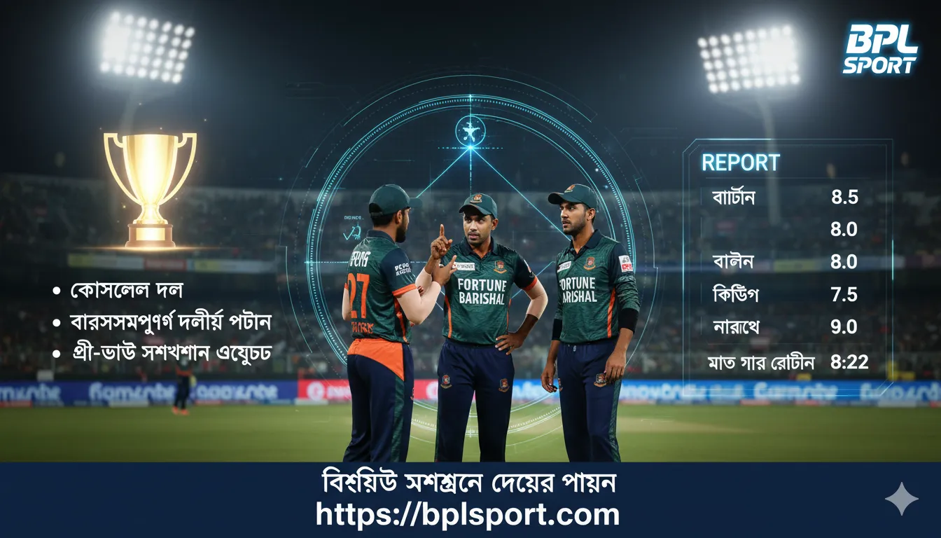 Fortune Barishal যুদ্ধকৌশল বিশ্লেষণ ও BPL SPORT বিশেষ মন্তব্য