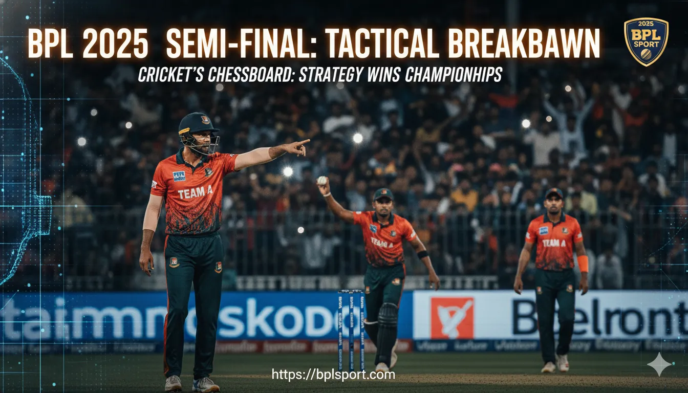How BPL 2025 Semi Final Teams Planned Victory
