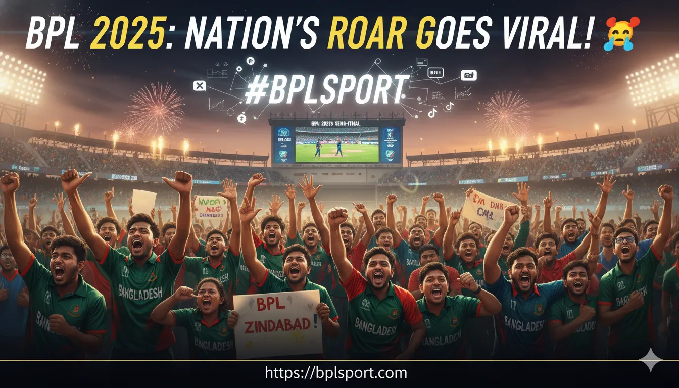 🎉 Fan Reactions and Social Buzz Around BPL 2025 | BPL SPORT