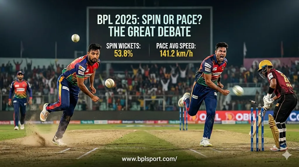 🏏 Spin vs Pace: What Dominated in BPL 2025? | BPL SPORT